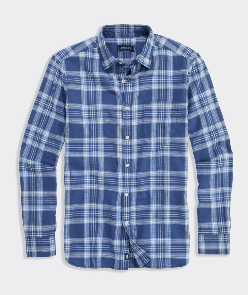 Miacomet Plaid Island Cotton Shirt