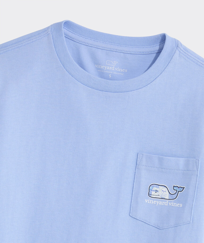 Boys' FL Keys Whale Short-Sleeve Pocket Tee