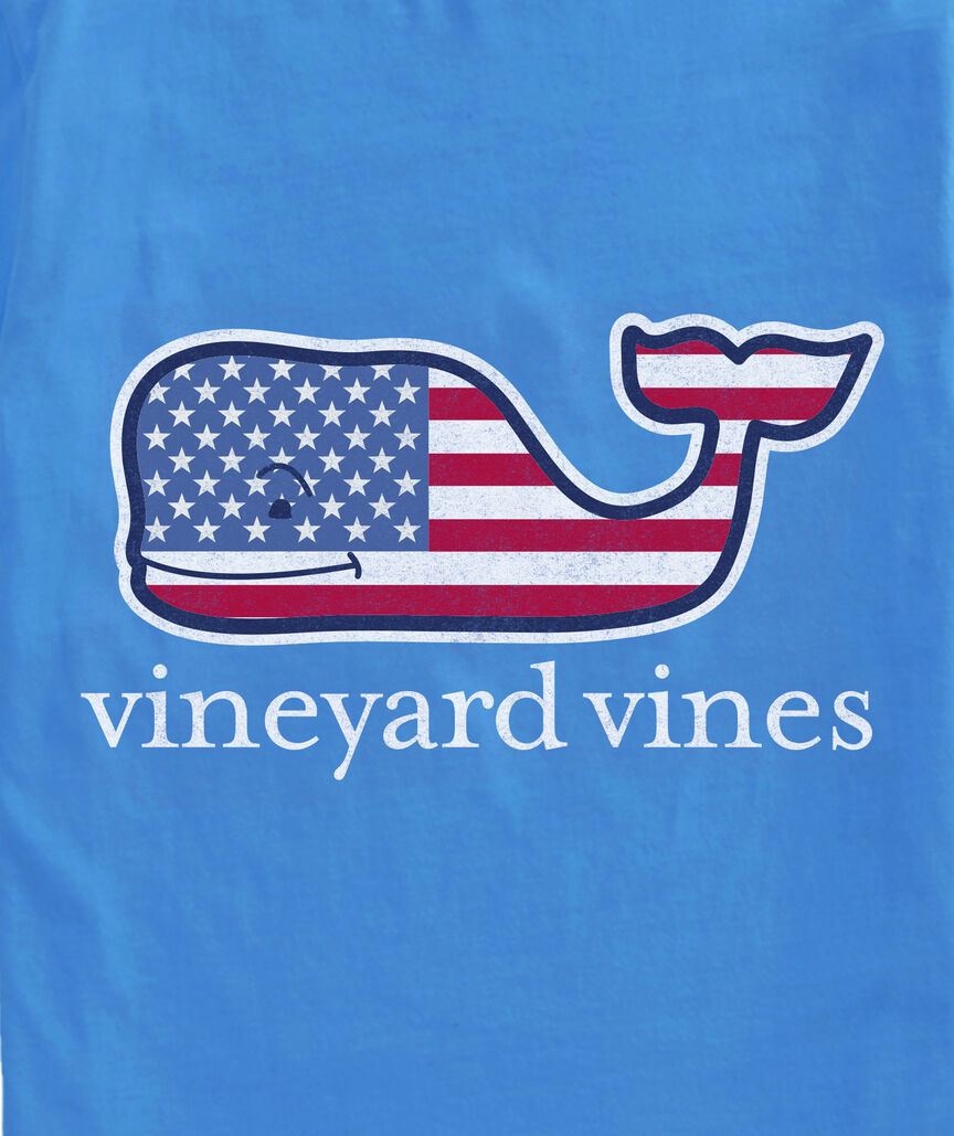 OUTLET Flag Whale Short-Sleeve Pocket Tee