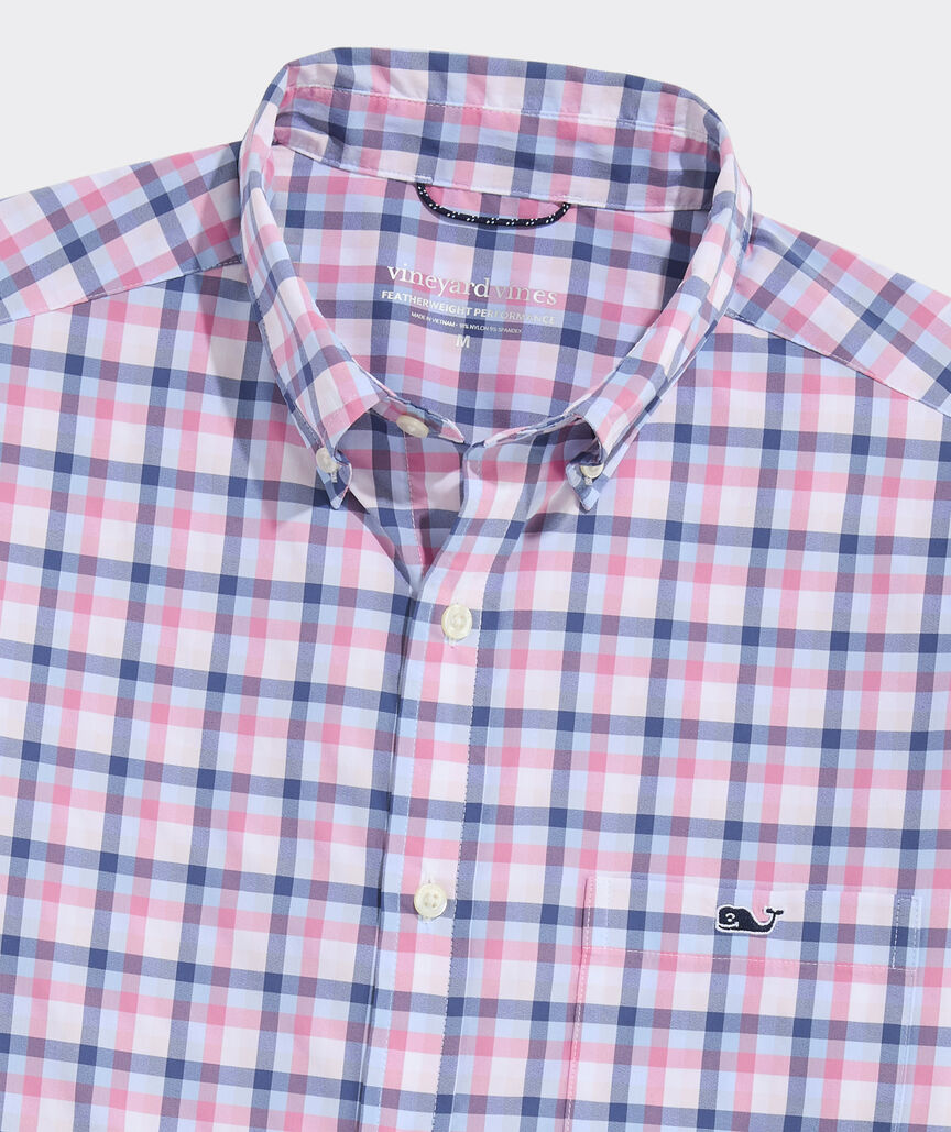 Performance Grenadine Check Featherweight Shirt