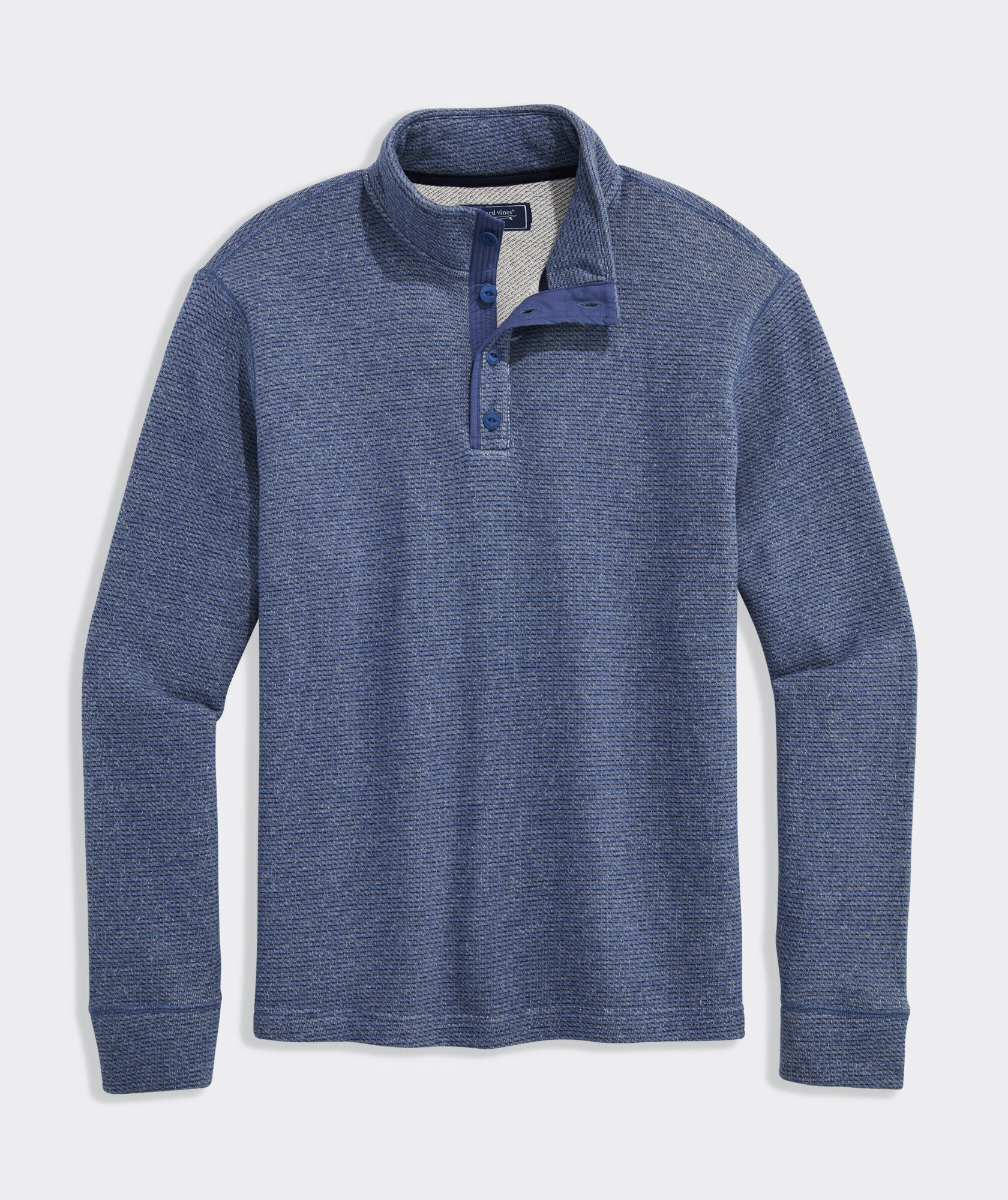 Shop Tidal Terry Button Mockneck at vineyard vines
