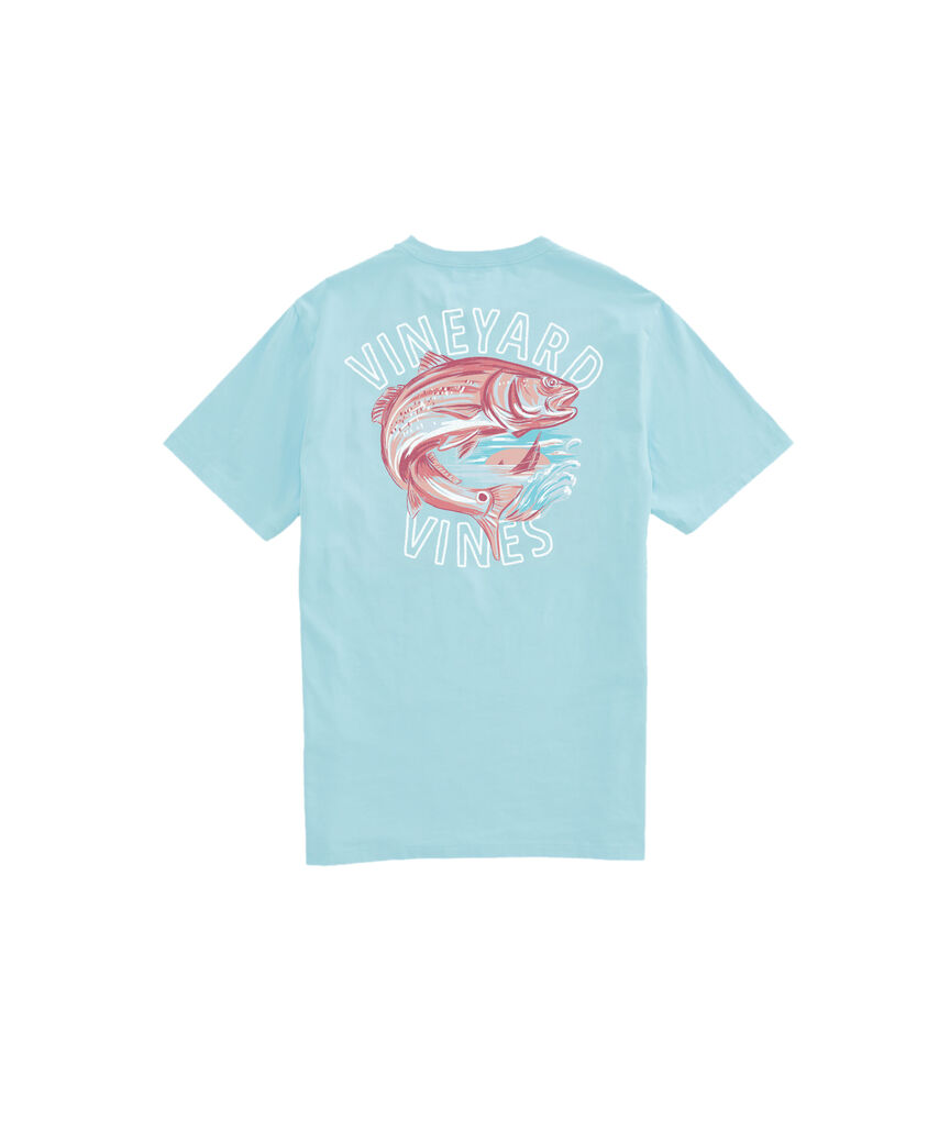 OUTLET Painted Redfish Short-Sleeve Pocket Tee