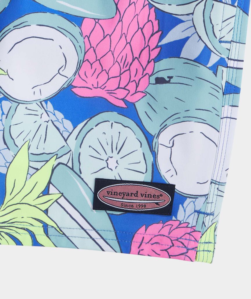 5 Inch Printed Chappy Swim Trunks