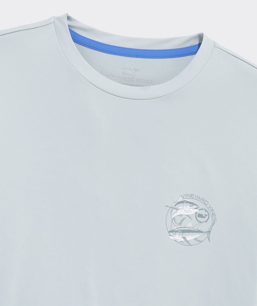Tuna Circle Short-Sleeve Harbor Performance Tee