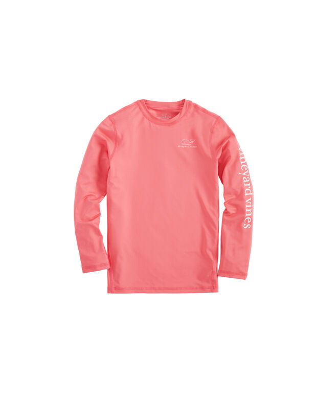 Shop Boys Solid Rash Guard at vineyard vines