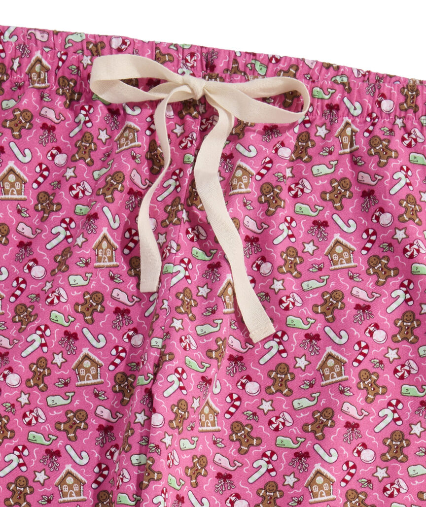 OUTLET Gingerbread Whales Pajama Pants