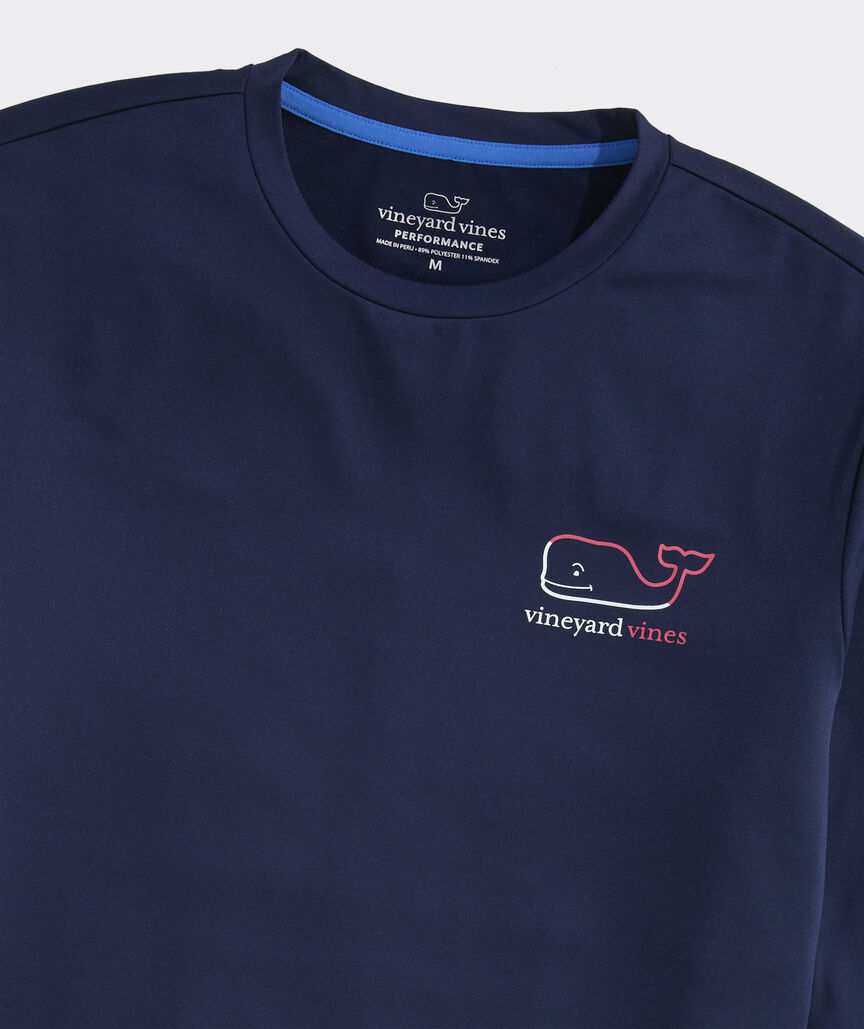Performance Burgee Whale Long-Sleevee Harbor Tee