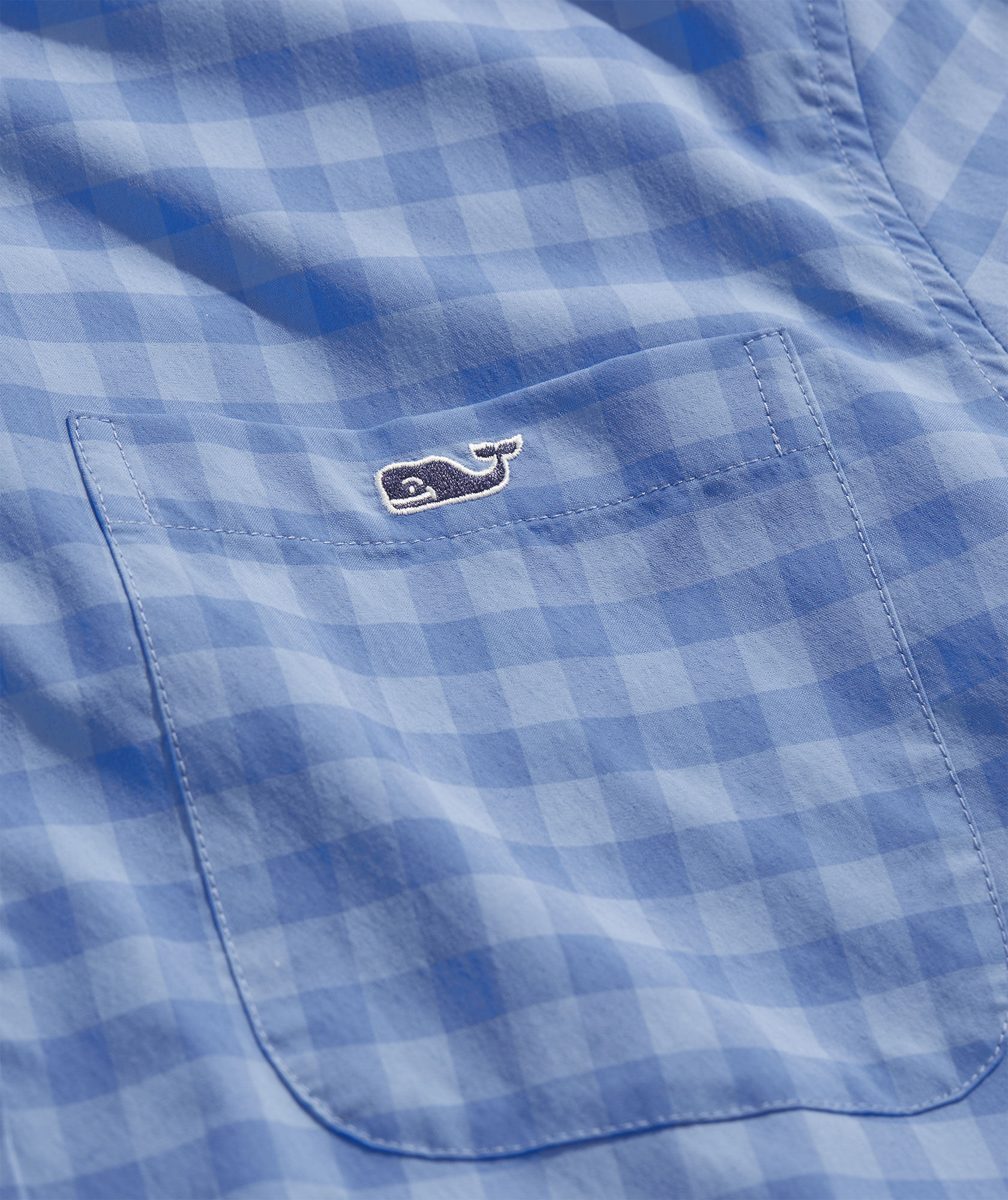 Shop OnTheGo Lightweight Gingham Shirt at vineyard vines
