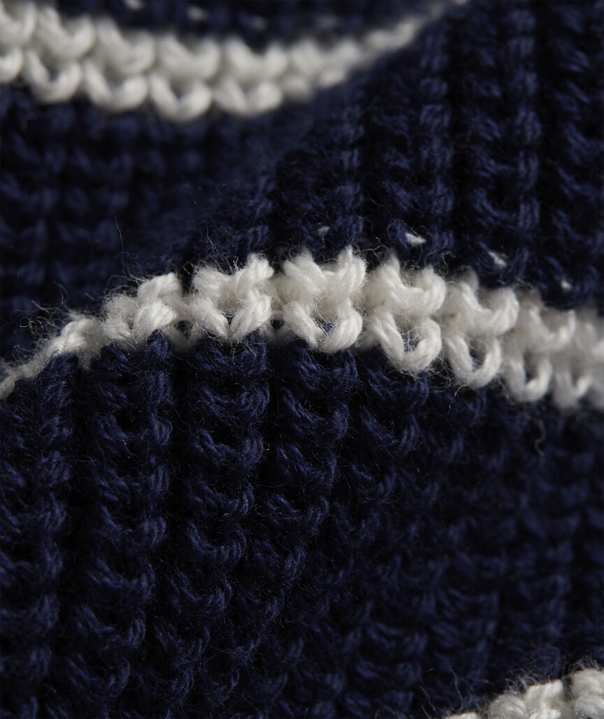 Ribbed Button-Collar Sweater