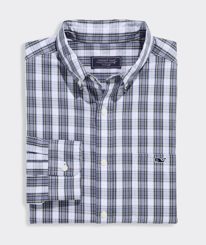 Swellstorm Plaid Perfect Wash Poplin Shirt