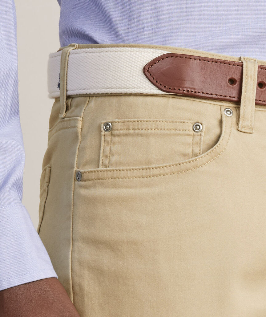 Shop Leeward Luxe 5-Pocket Pants at vineyard vines