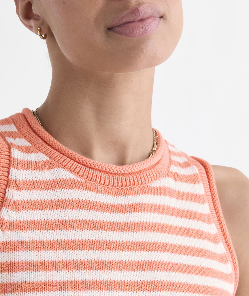 Katie Cotton Rollneck Sweater Tank