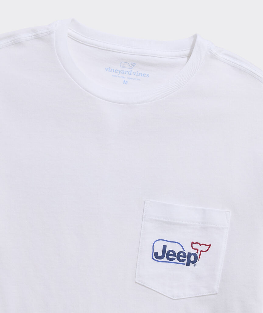 Jeep Collection Whale Short-Sleeve Pocket Tee
