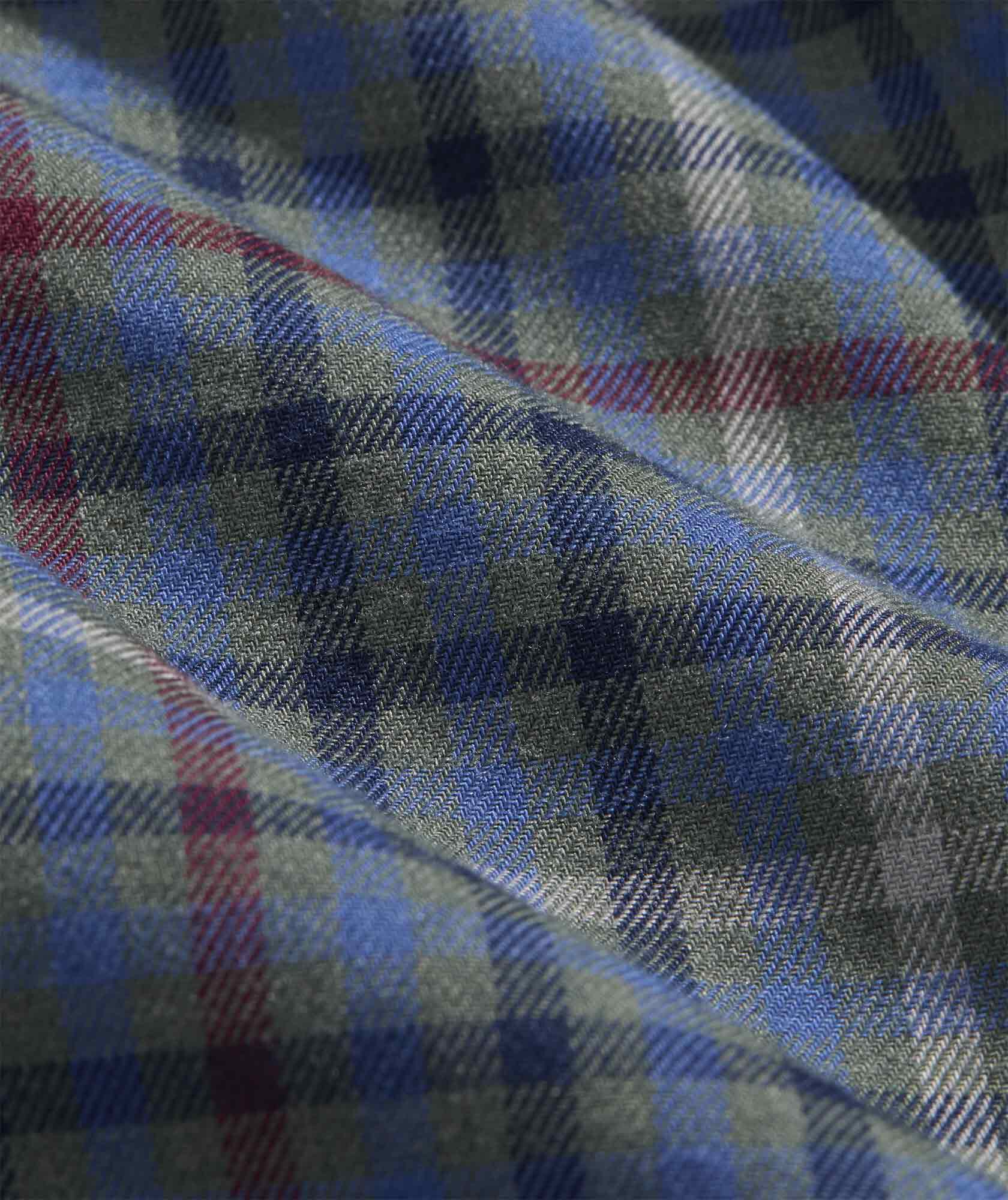 Performance Brushed Tech Twill Madaket Tattersall Shirt