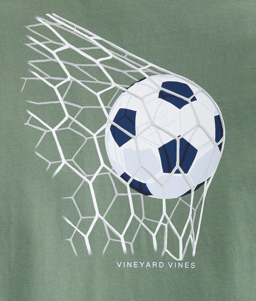 Boys' Soccer Goals Short-Sleeve Pocket Tee