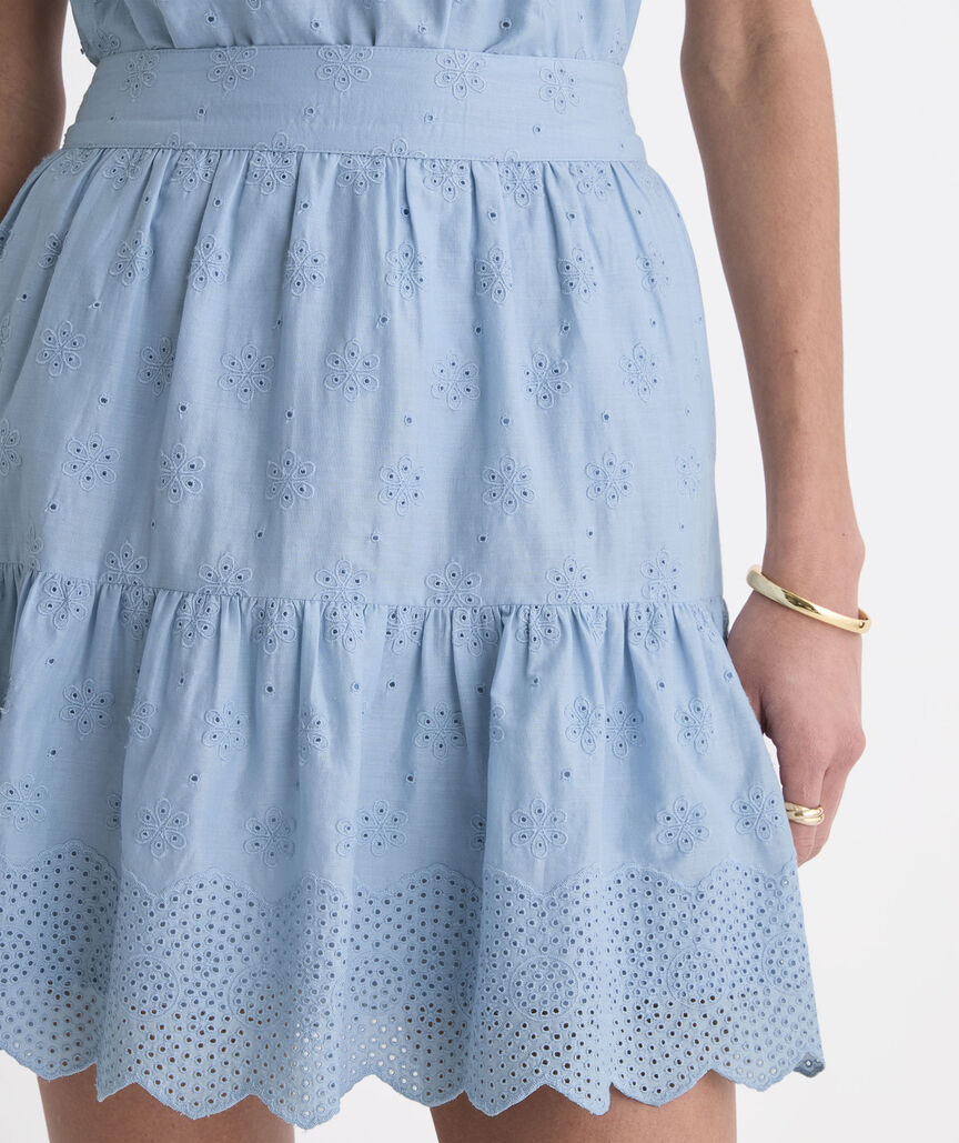 Vivian Eyelet Skirt