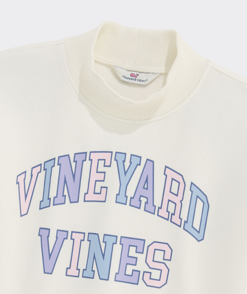 Girls' Surf Terry Mock Neck