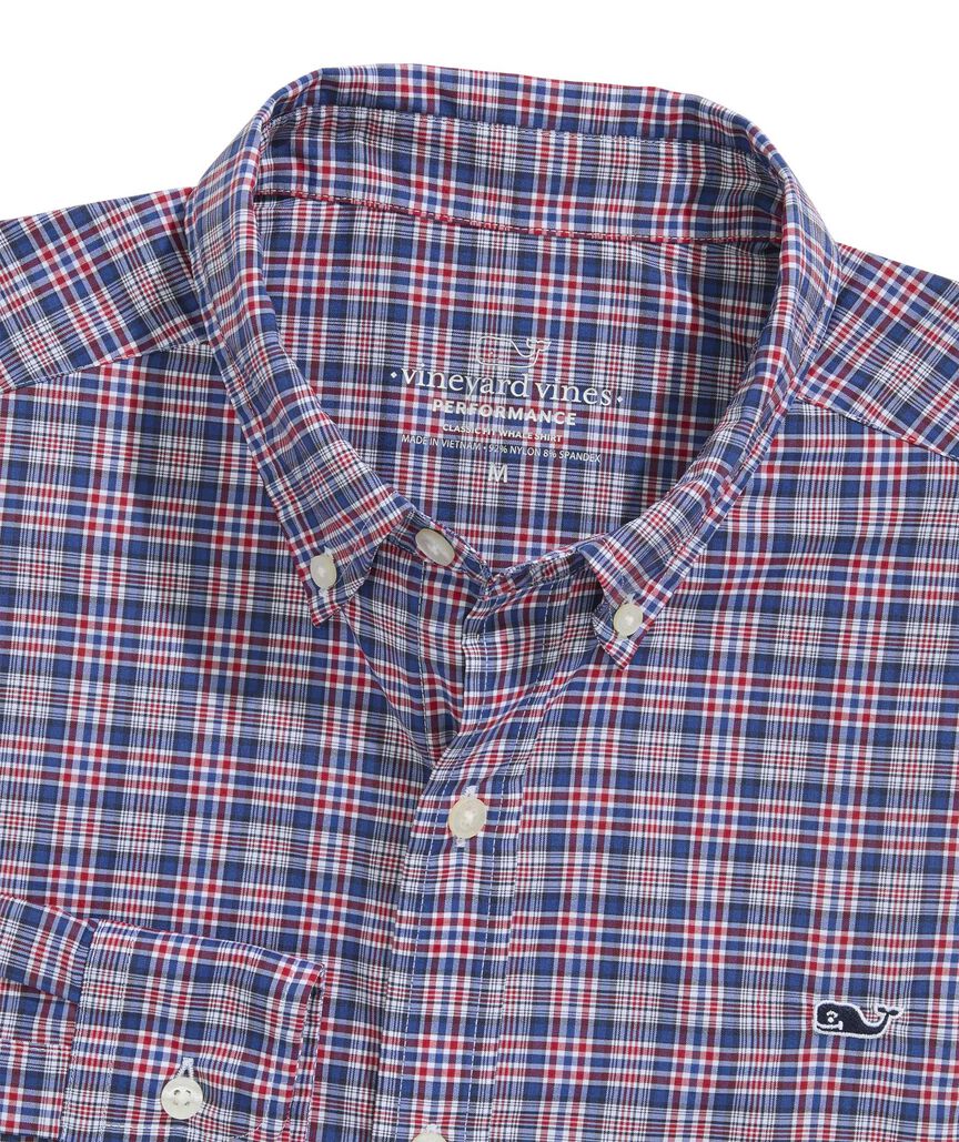 OUTLET Performance Plaid Shirt