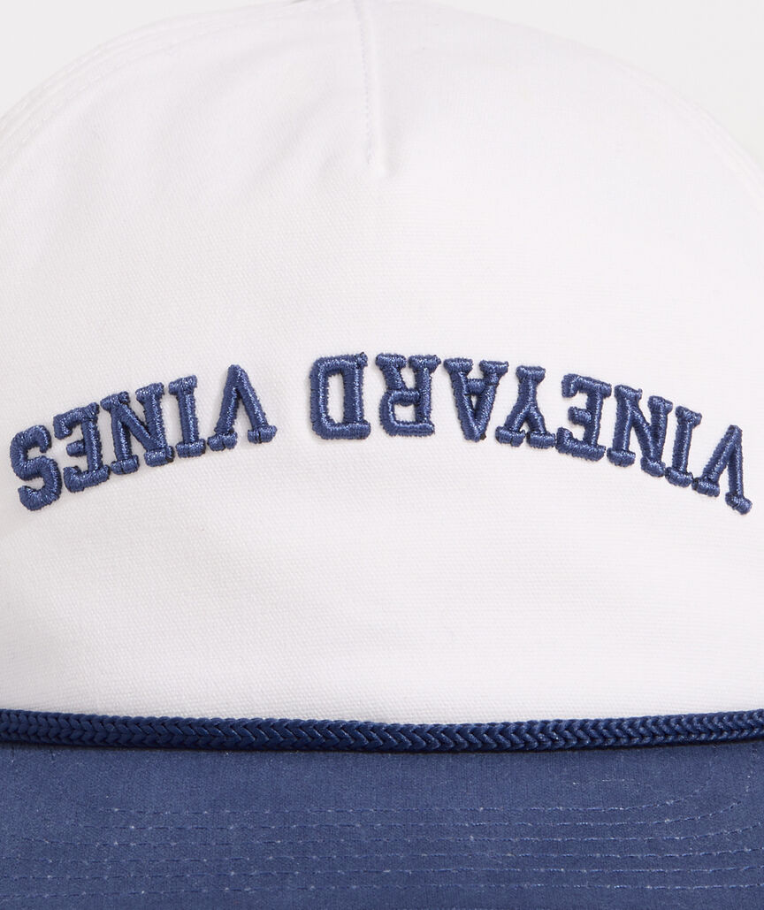 Embroidered Upside Down Logo 5-Panel Hat