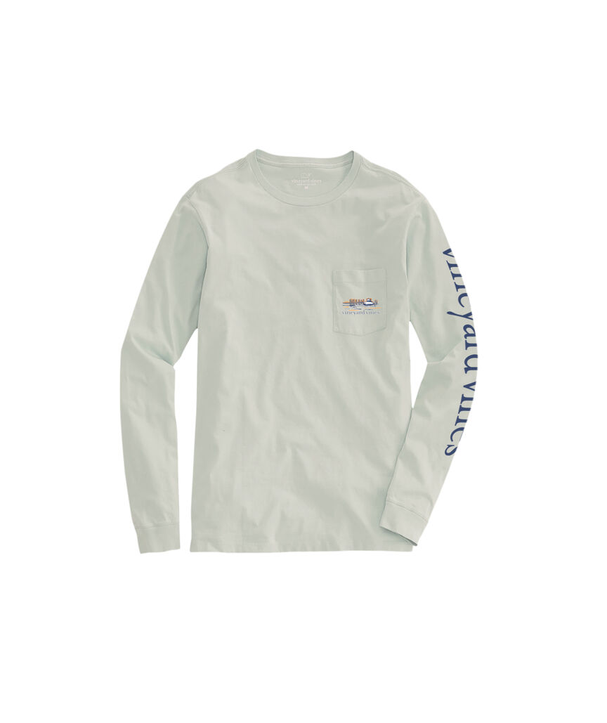 OUTLET Boys' Dockside Autumn Wakes Long-Sleeve Pocket Tee