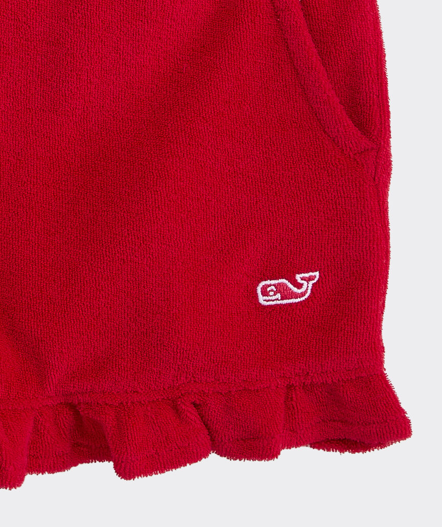 Girls' Terry Towel Ruffle Shorts
