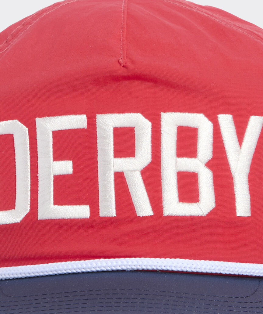 Kentucky Derby Flat Brim Hat