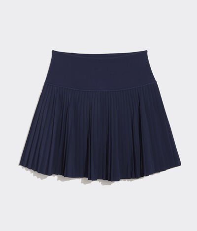 Vineyard Vines Performance SeaBreeze Pleated Skort (Nautical Navy) (Size: S)
