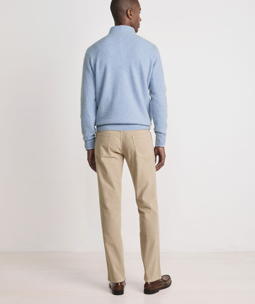 Brushed Cotton 5-Pocket Pants