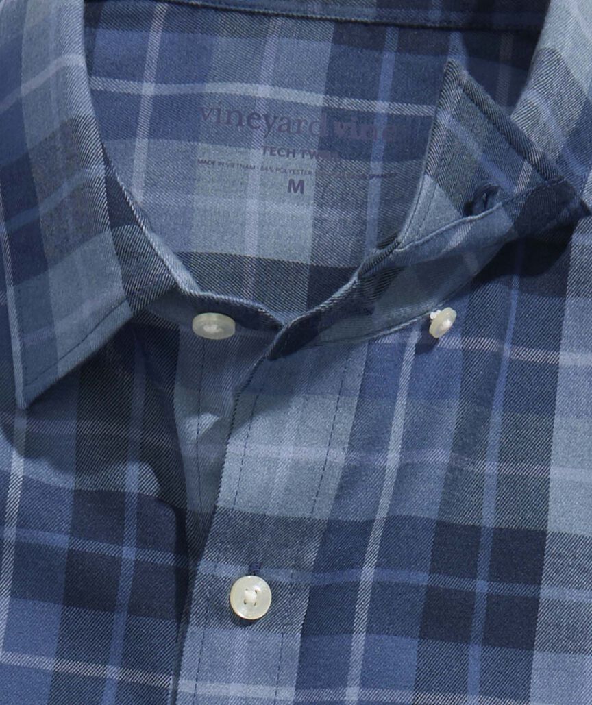 Performance Brushed Tech Twill Brant Point Plaid Shirt