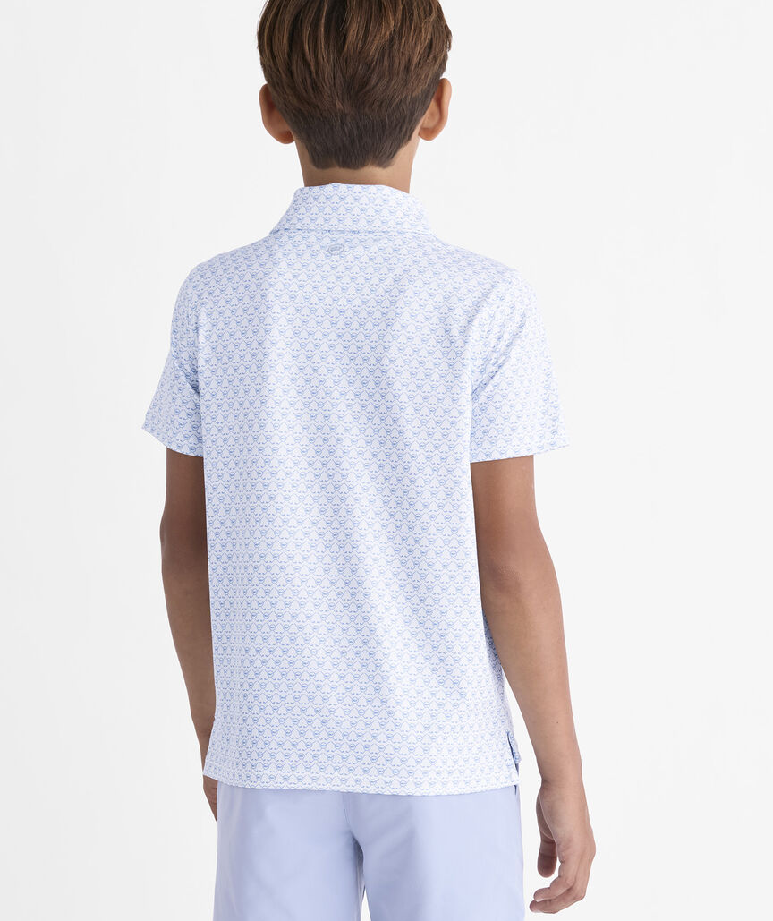 Boys' Printed Sankaty Performance Polo