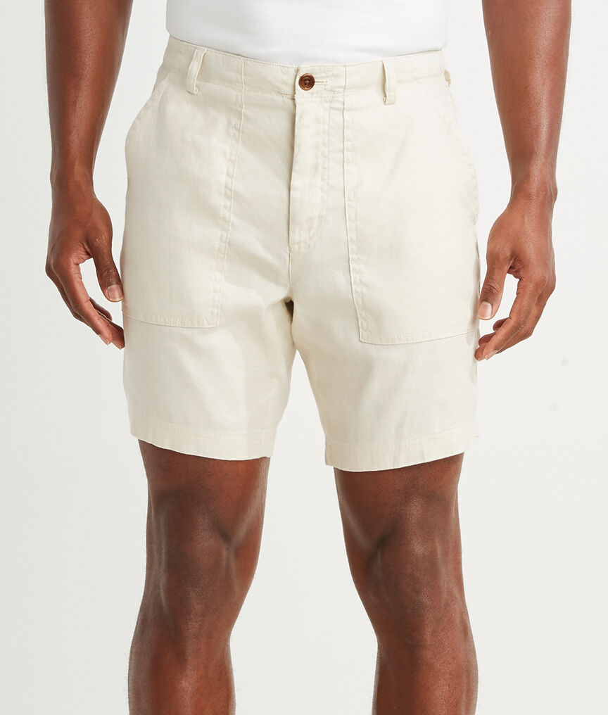 8 Inch Beach Club Linen Shorts