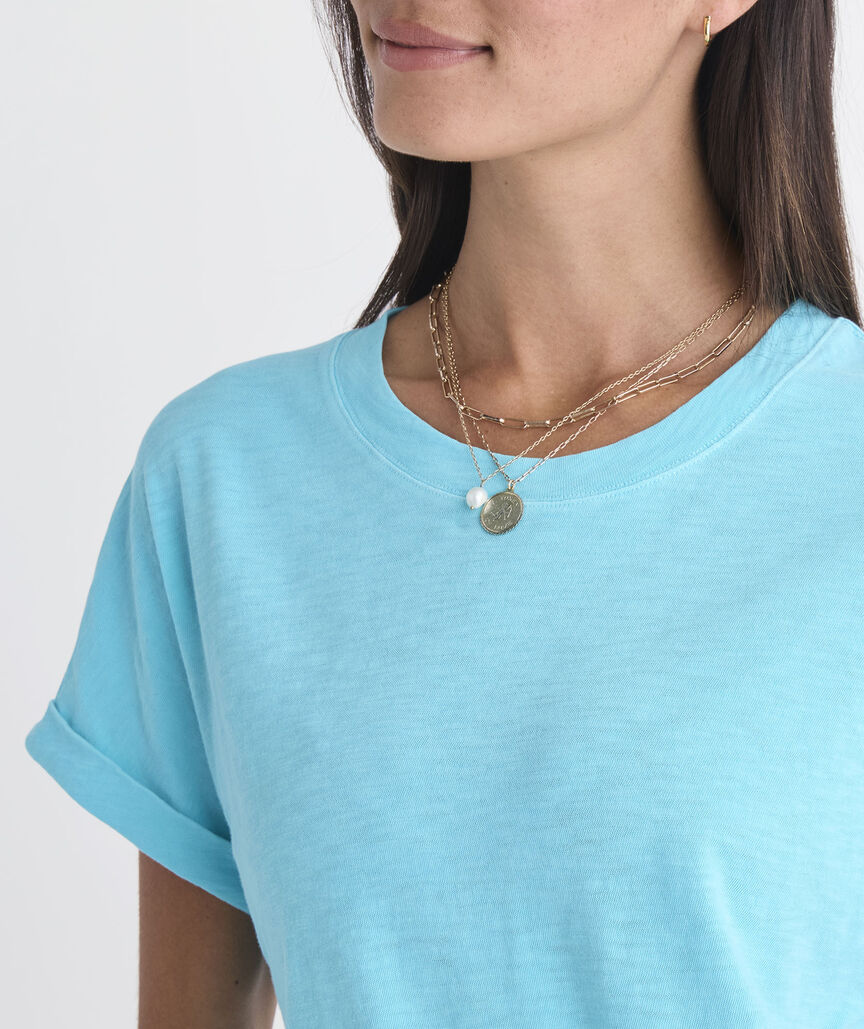 Slub Jersey Pullover Tee