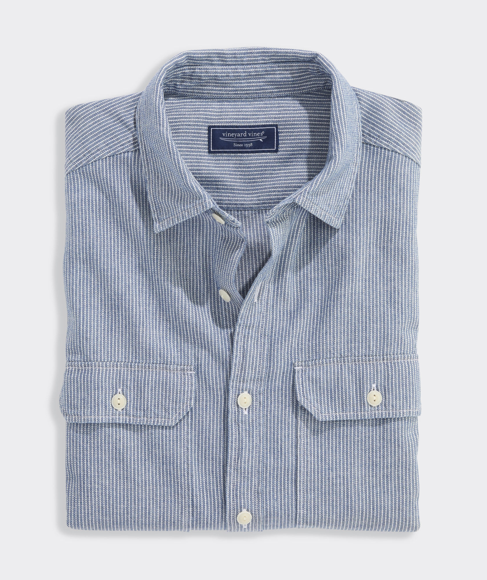Indigo Stripe Montauk Shirt