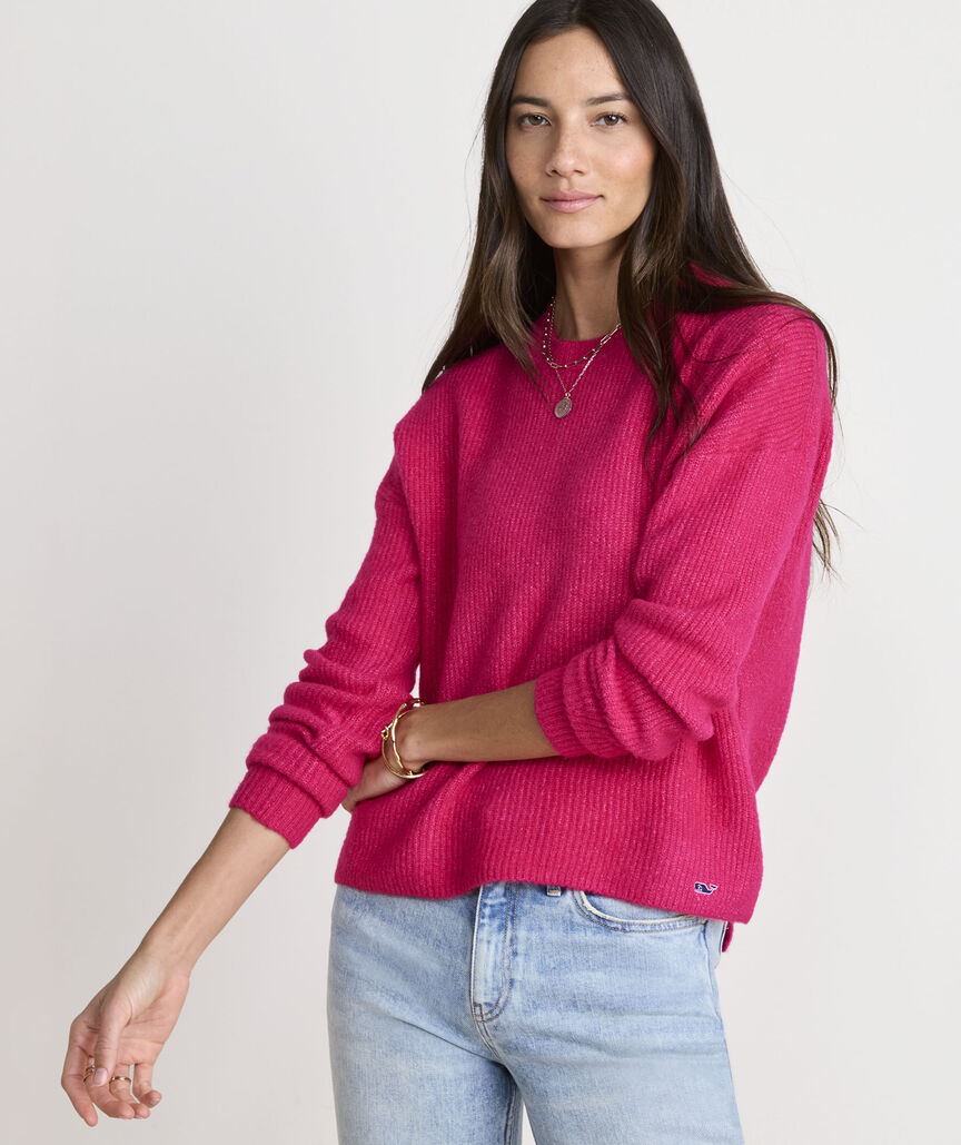 Ribbed Crewneck Sweater