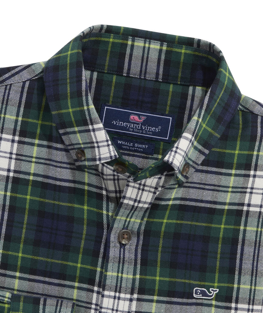 OUTLET Boys' Flannel Plaid Shirt