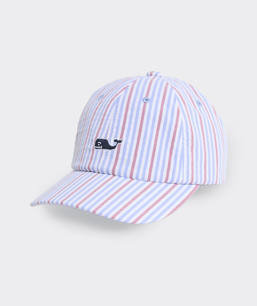 Girls' Harbor Seersucker Baseball Hat