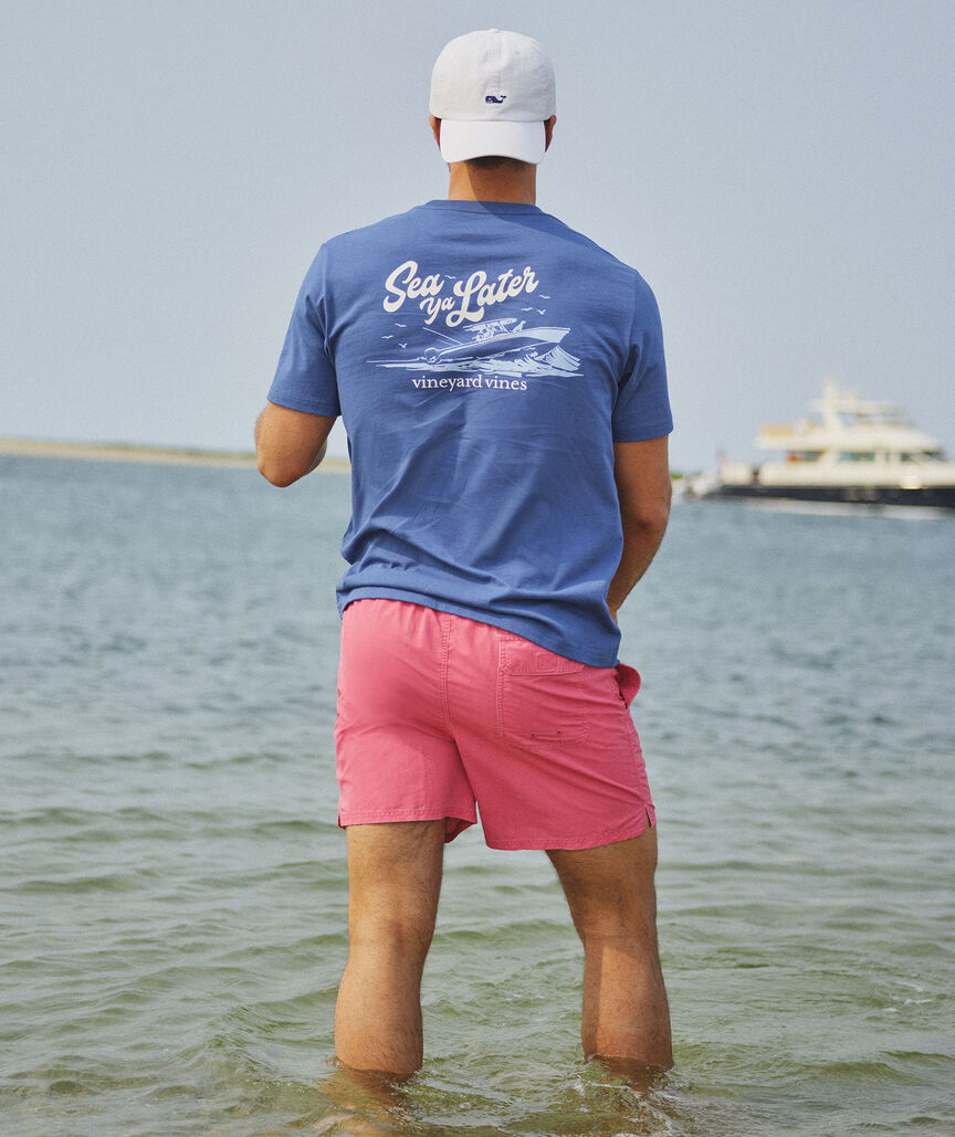 Sea Ya Later Short-Sleeve Pocket Tee