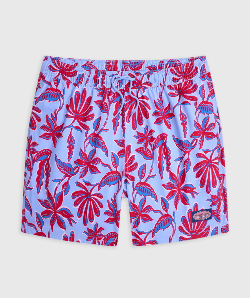 OUTLET 5 Inch Cay Floral Chappy Swim Trunks