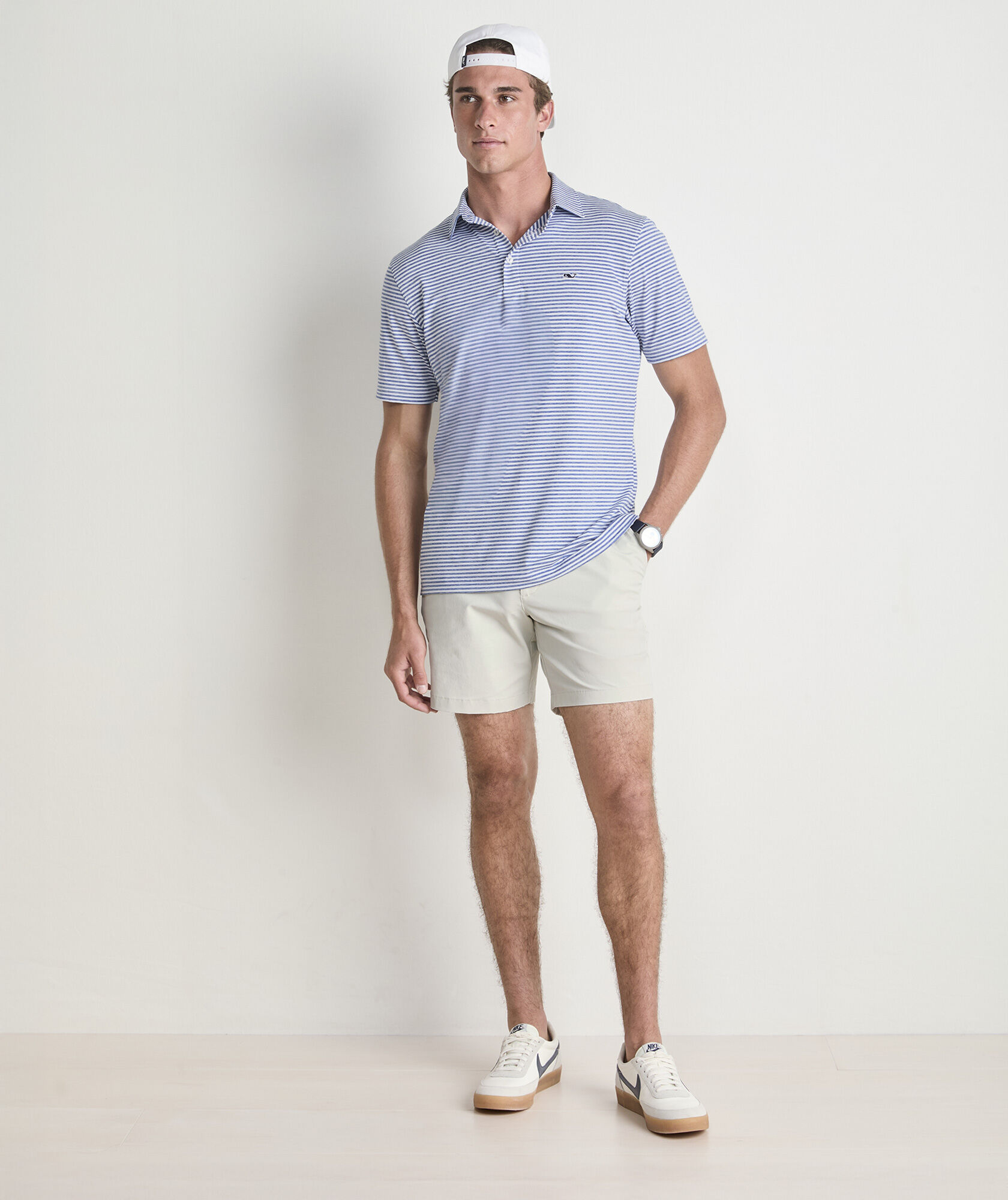 Shop Performance Heathered Winstead Stripe Sankaty Polo at