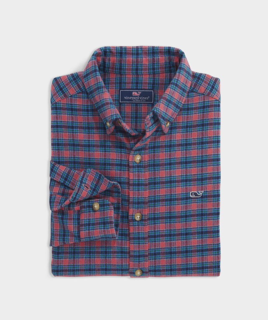 Stretch Flannel Check Shirt