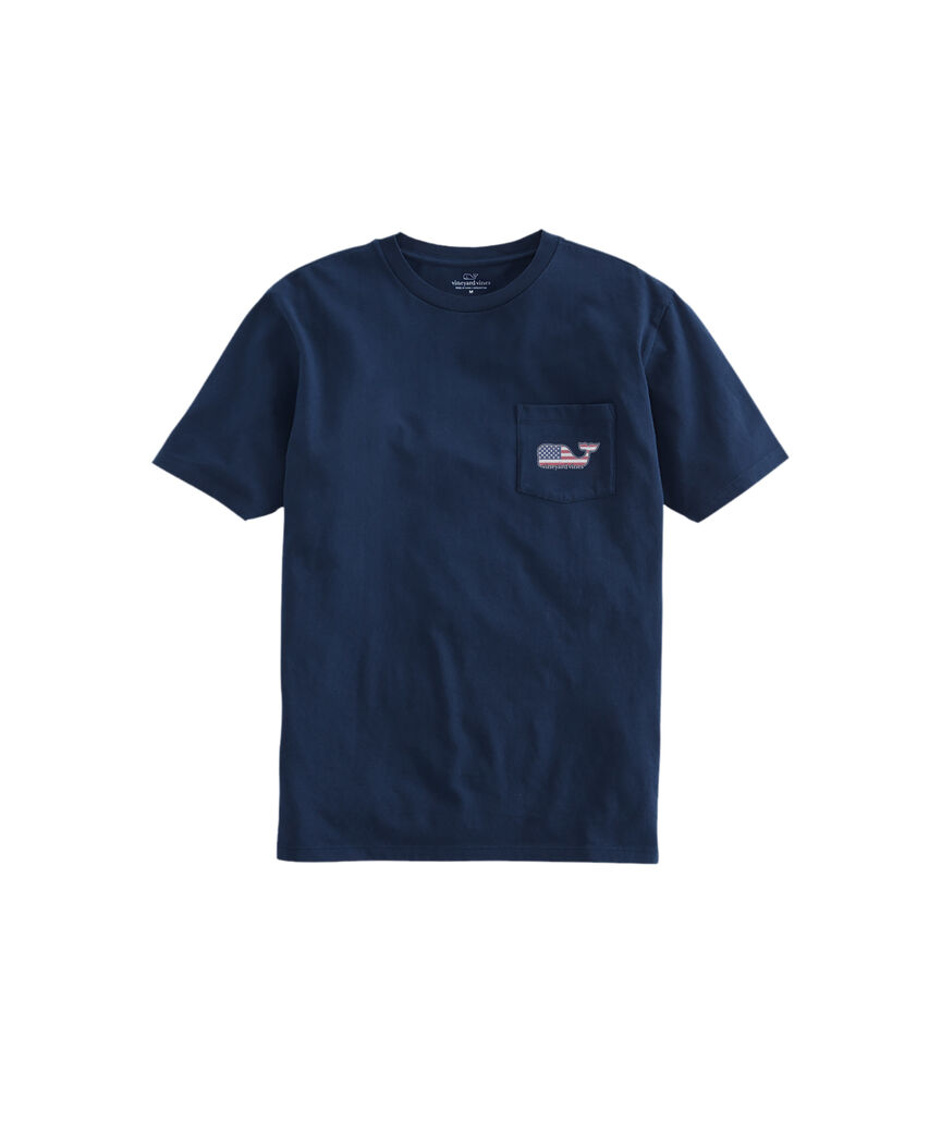 OUTLET VV Americana Whale Short-Sleeve Pocket Tee