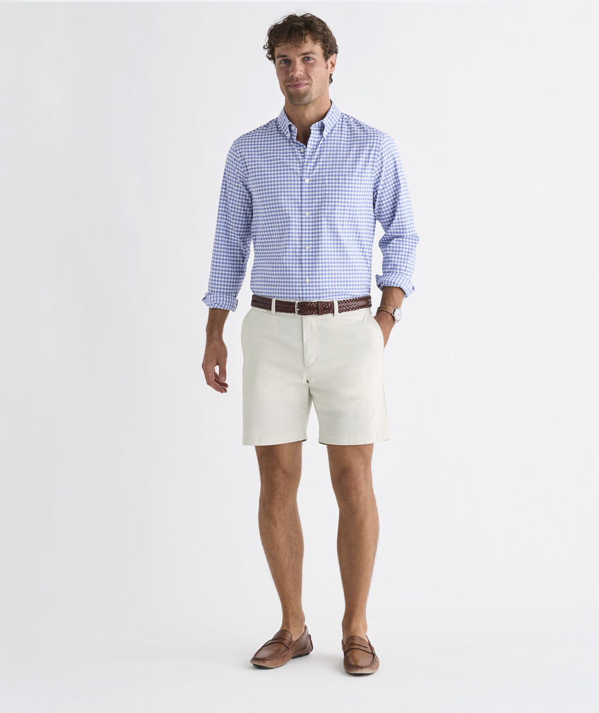 Performance Cotton Skysail Gingham Shirt