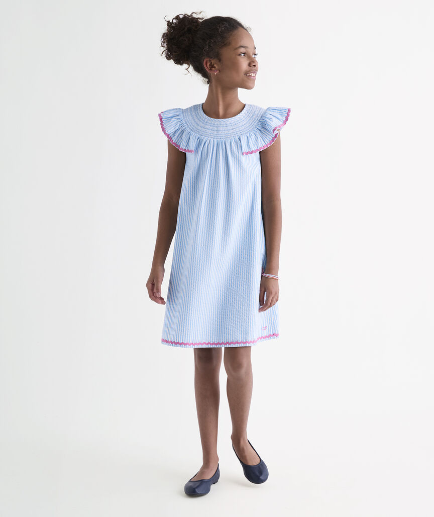 Girls' Regan Seersucker Dress