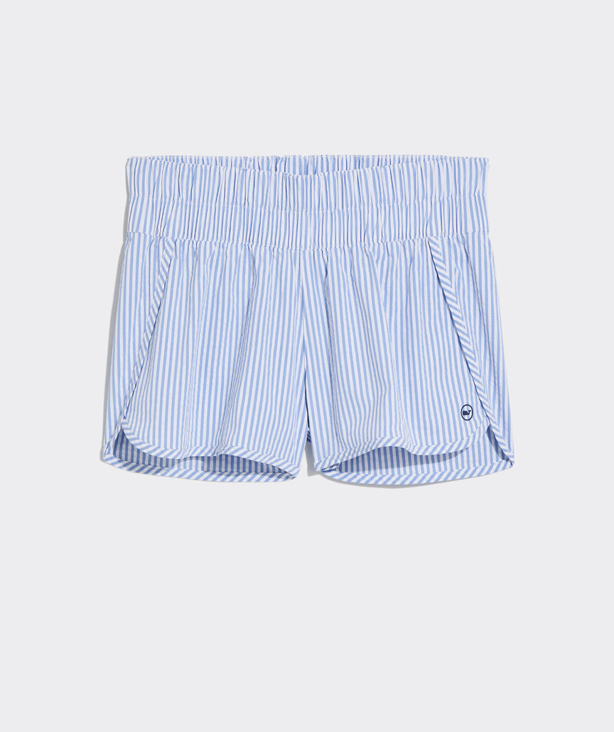 Nova Wave Seersucker Sand Stripe 9-Inch Shorts