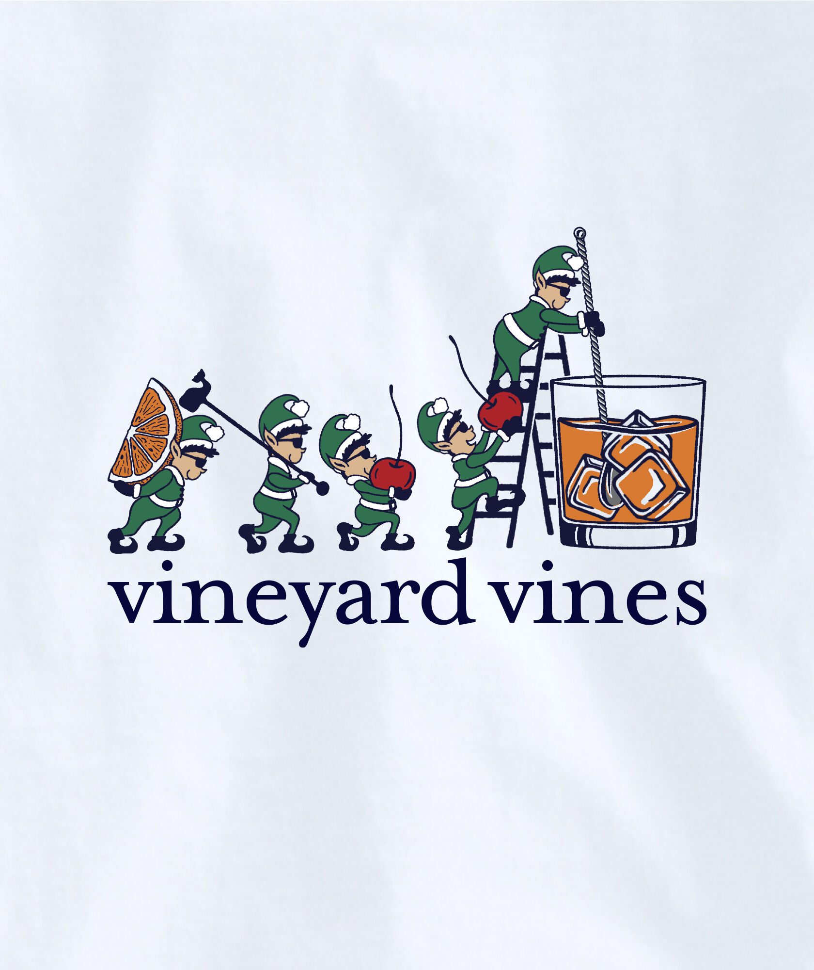 OUTLET Cocktail Elves Long-Sleeve Pocket Tee