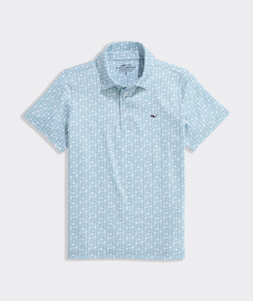 Boys' Printed Sankaty Performance Polo