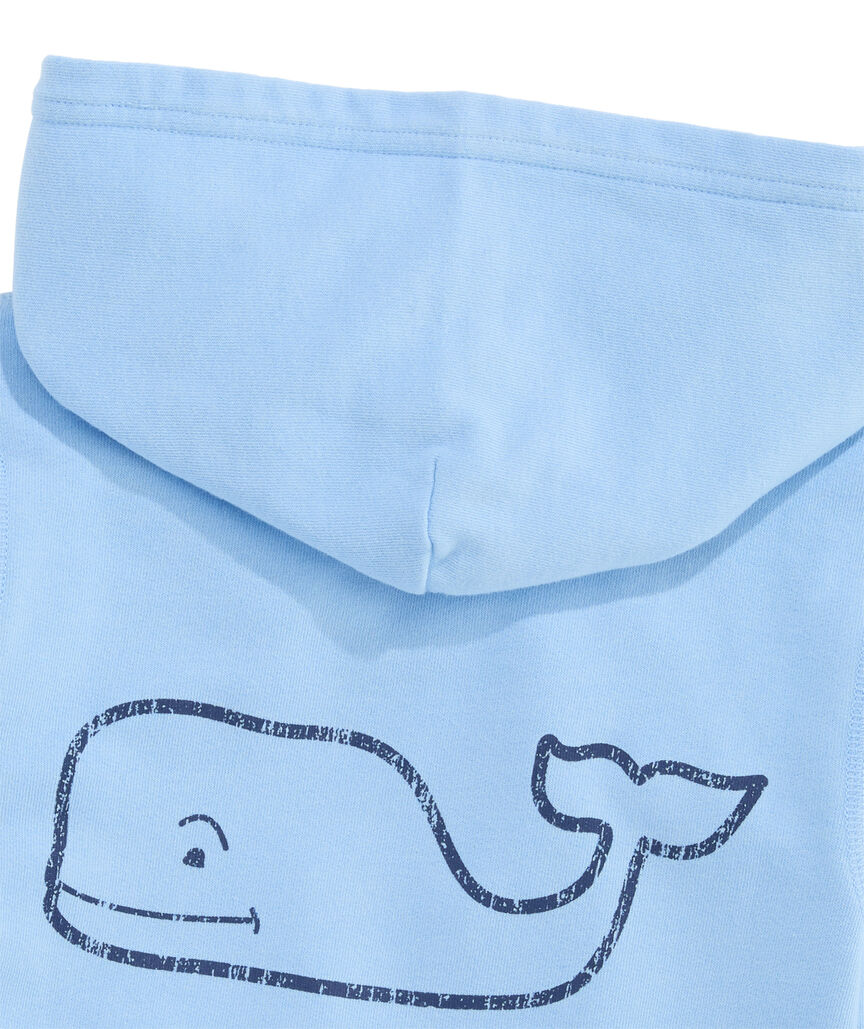 OUTLET Boys' Terry Vintage Whale Hoodie