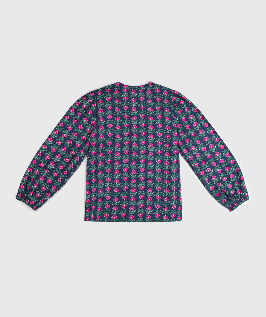 OUTLET Long-Sleeve Popover Top