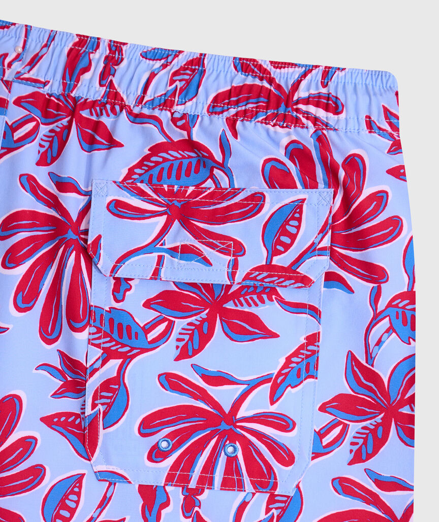 OUTLET 5 Inch Cay Floral Chappy Swim Trunks