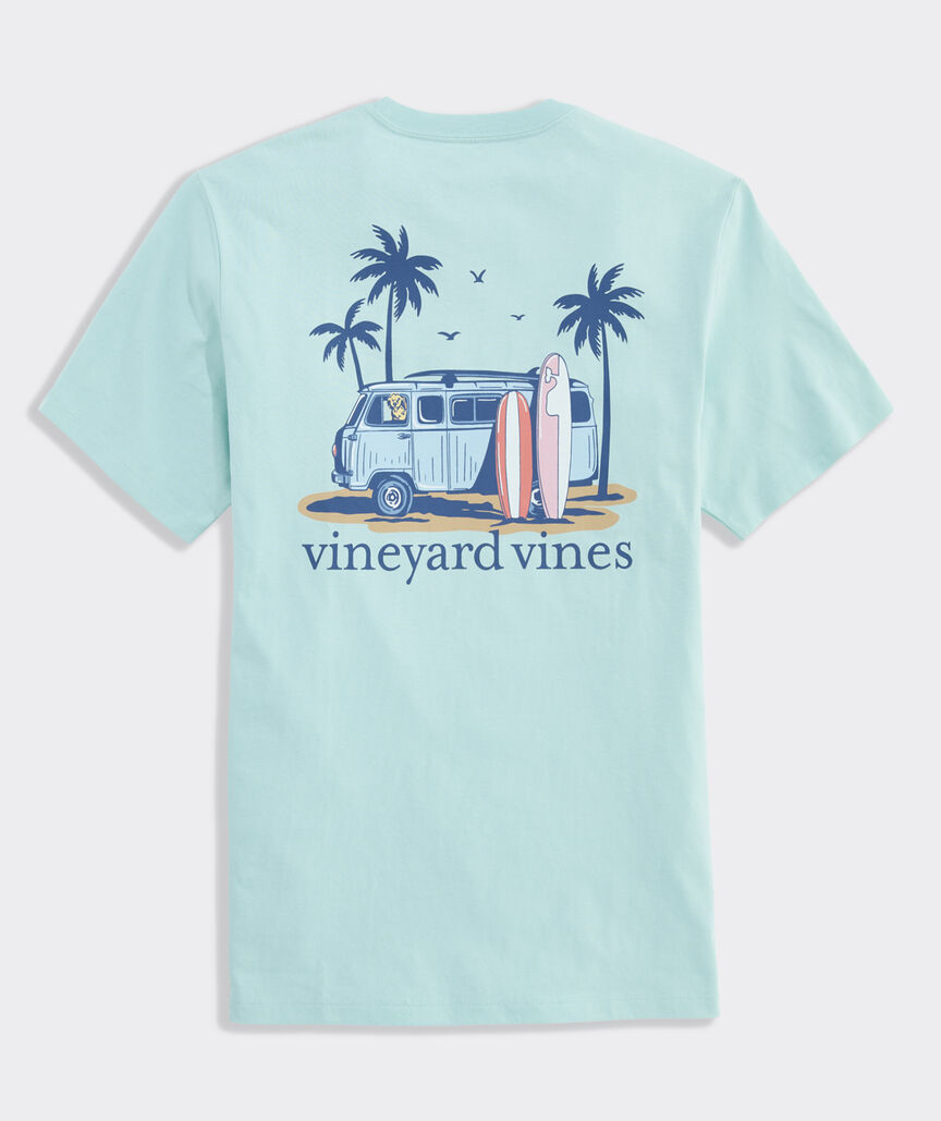 Pup & Surf Van Short-Sleeve Pocket Tee